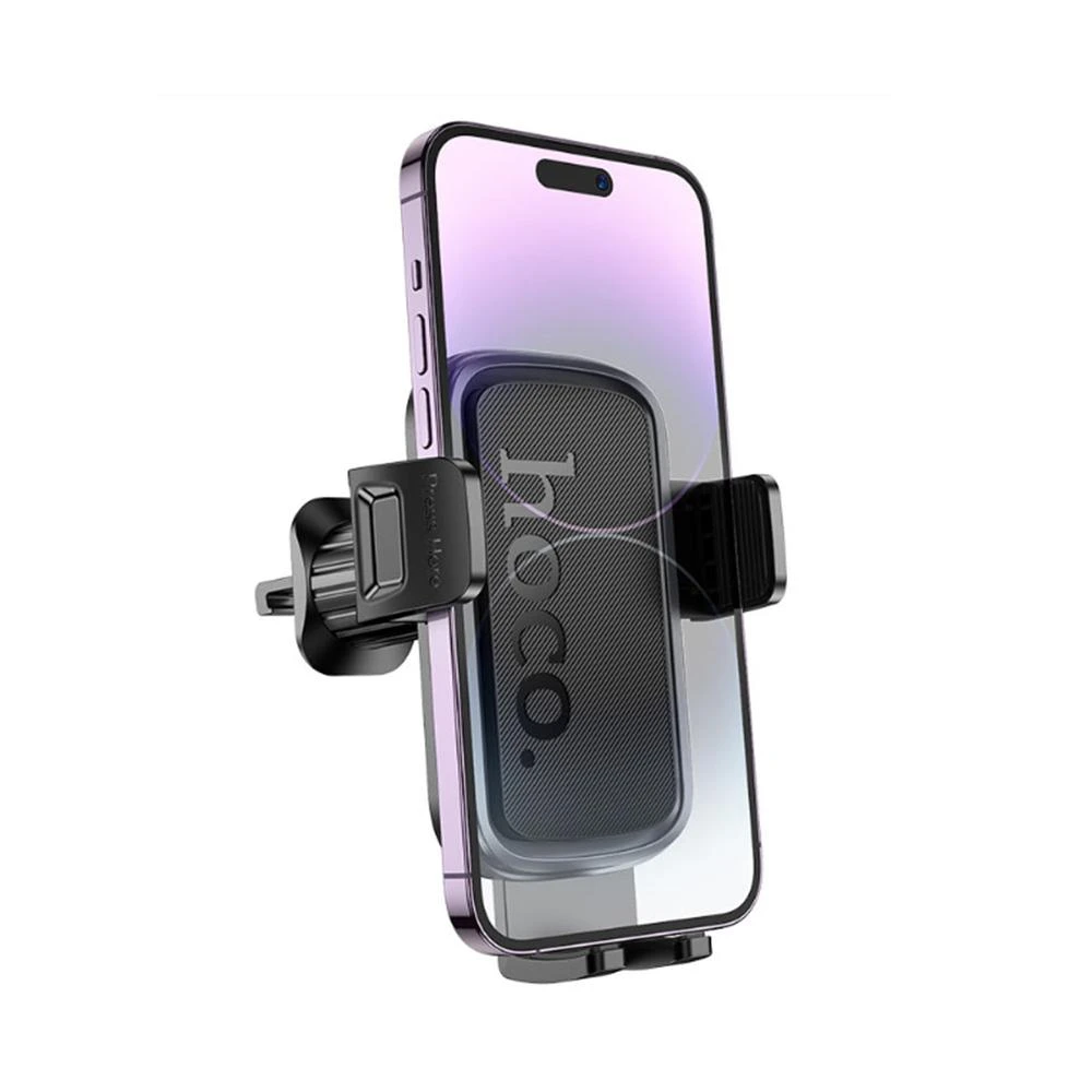 Hoco H78 Vista Air Outlet Push-Type Car Phone Holder view 2