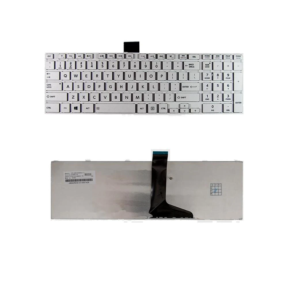 TOSHIBA L850 C850 W/Panel White keyboard replacement