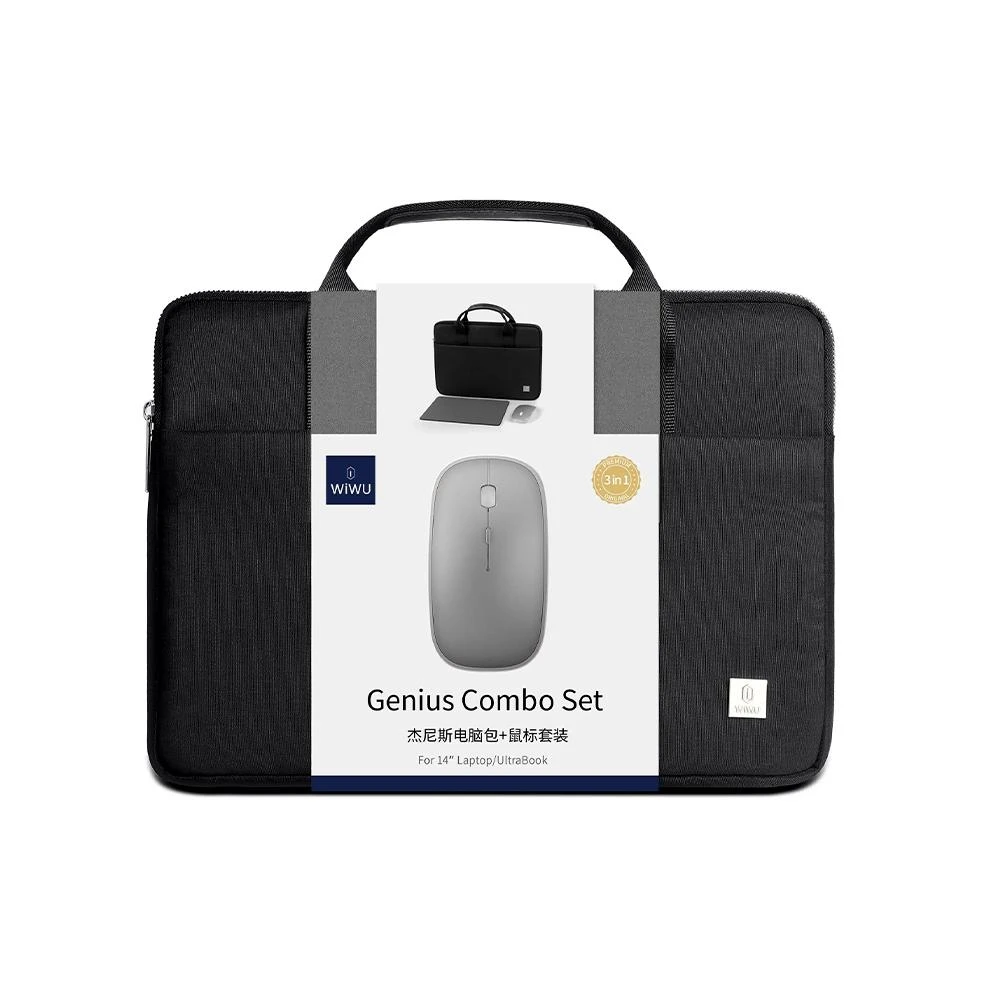 WiWu GENIUS COMBO SET Laptop Ultrabook Bag 3in1
