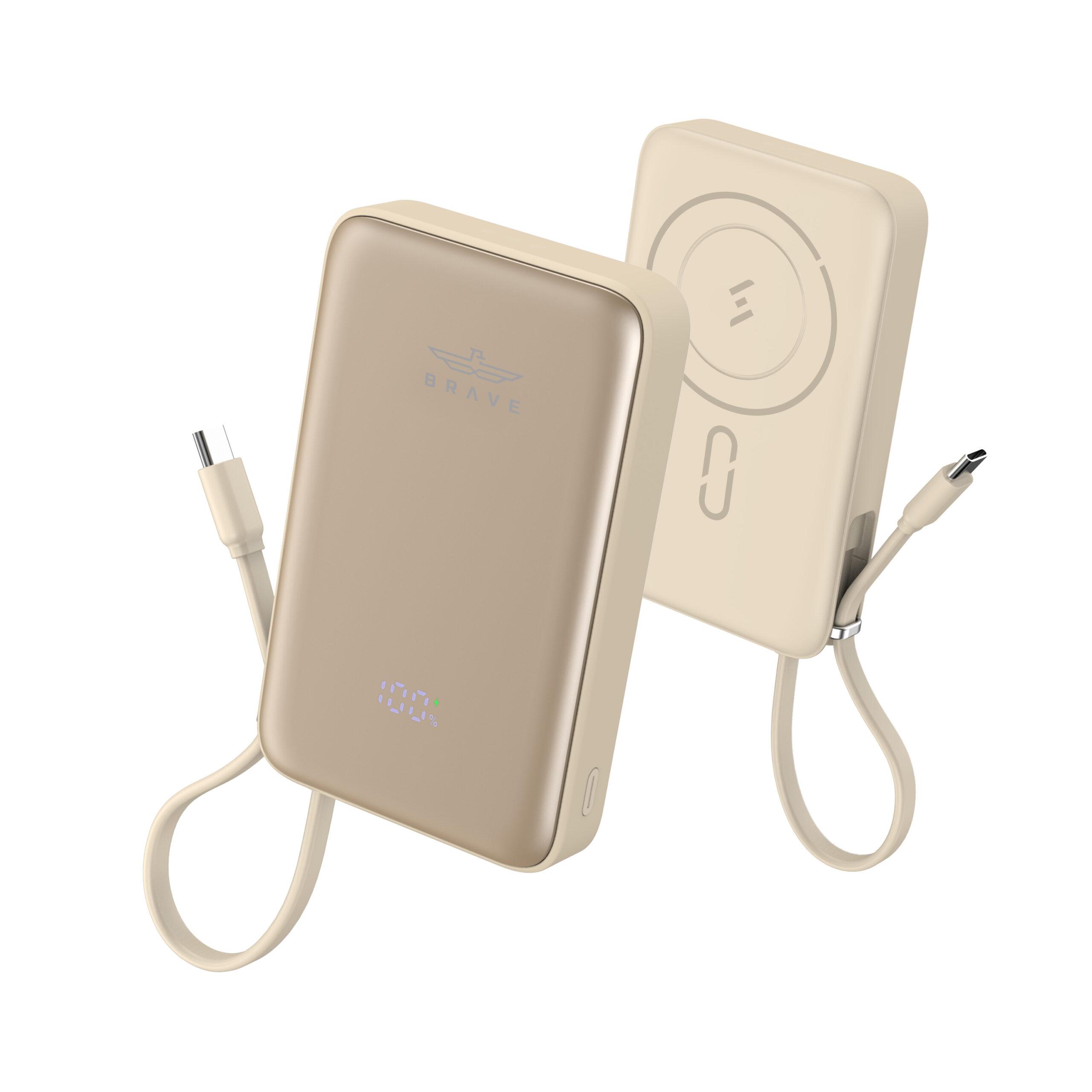 BRAVE MAGPOW ULTRA MINI WIRELESS FAST CHARGING 20W POWER BANK 10000 MAH