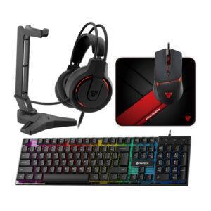 FANTECH-P51-5-IN-1-COMBO-KEYBOARD-MOUSE-MOUSEPAD-HEADSET-HEADSET-STAND