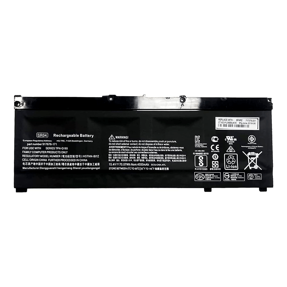 HP SR04LX Omen 2018 LAPTOP BATTERY REPLACEMENT