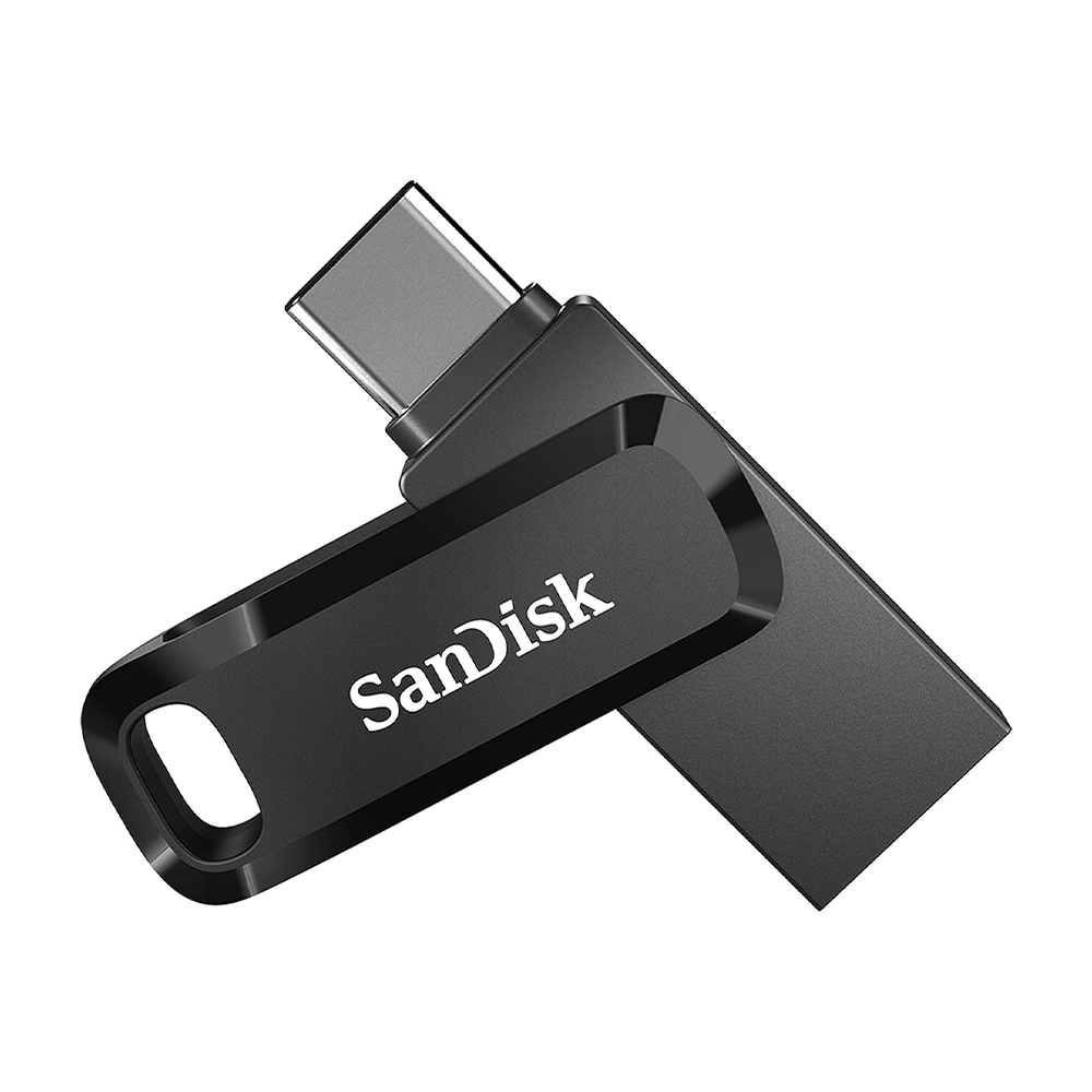 SANDISK FLASH DRIVE ULTRA DUAL DRIVE GO USB TYPE-C 1TBGB - BLACK