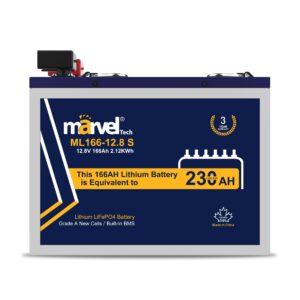 MARVEL LITHIUM ML166 LIFEPO4 BMS BATTERY