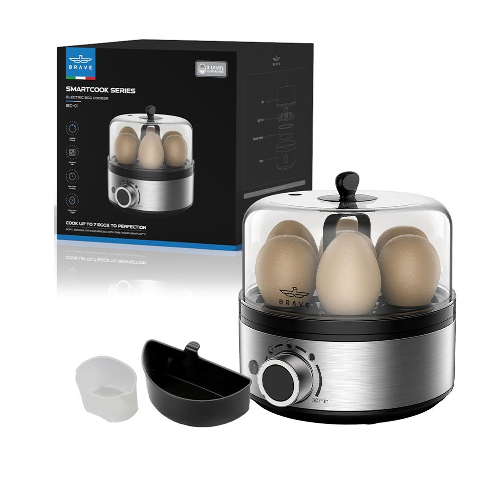 BRAVE SMART COOK SERIES ELECTRIC 3 LEVEL 7 EGG CAPACITY EGG COOKER | BEC-01 - Image 3