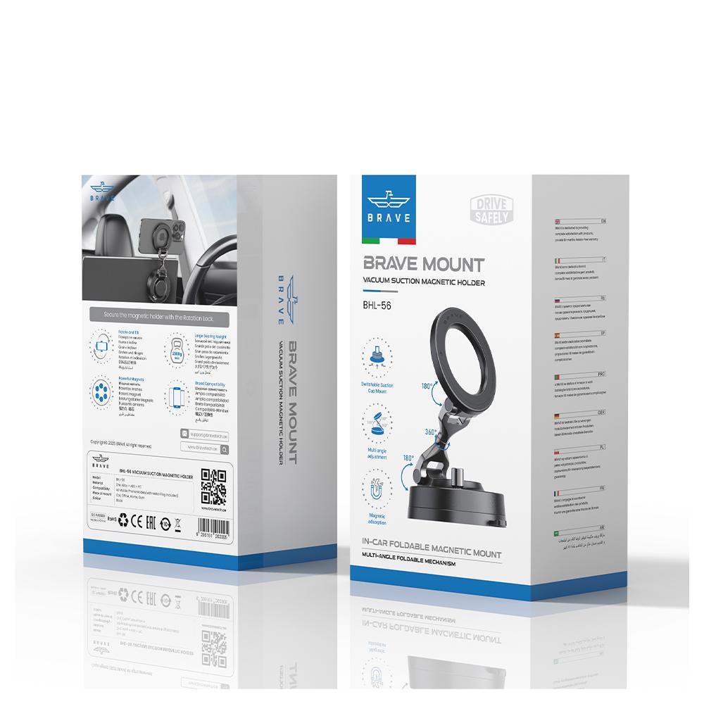 BRAVE Mount Vacuum Suction MagSafe Magnetic Holder BHL-56 - Image 2