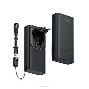 Brave power bank and wall adapter combined.