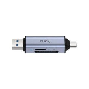 Cudy UH200 2-in-1 Dual USB SD/TF Card Reader