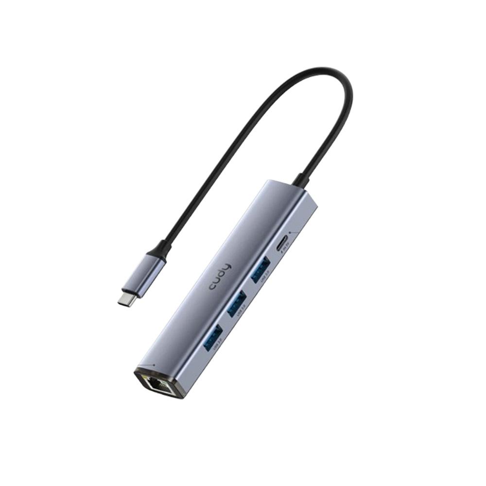 Cudy UH605 5-in-1 USB-C Hub with Gigabit Ethernet