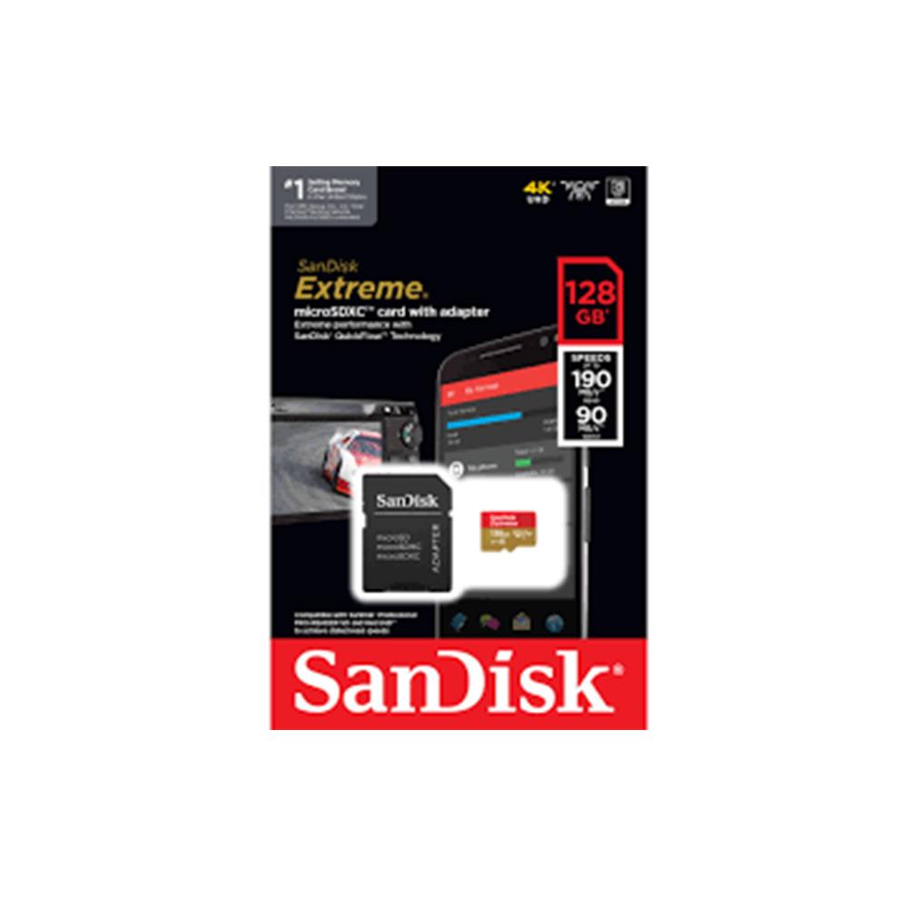 SanDisk Extreme microSDXC UHS-I 128GB 190MB/s - الصورة 2