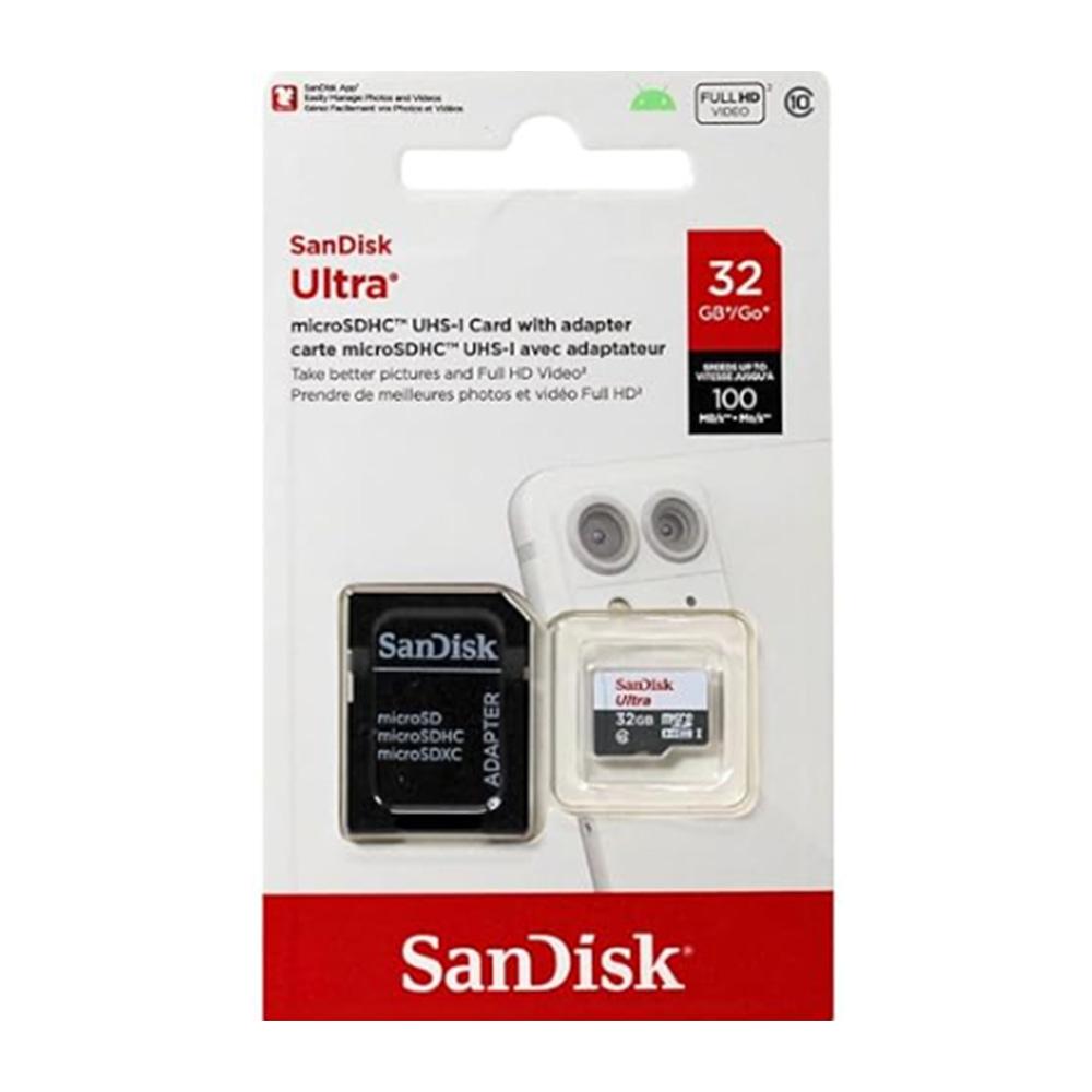 SanDisk Ultra microSDHC 32GB UHS-I Memory Card (100MB/s Edition) - الصورة 2